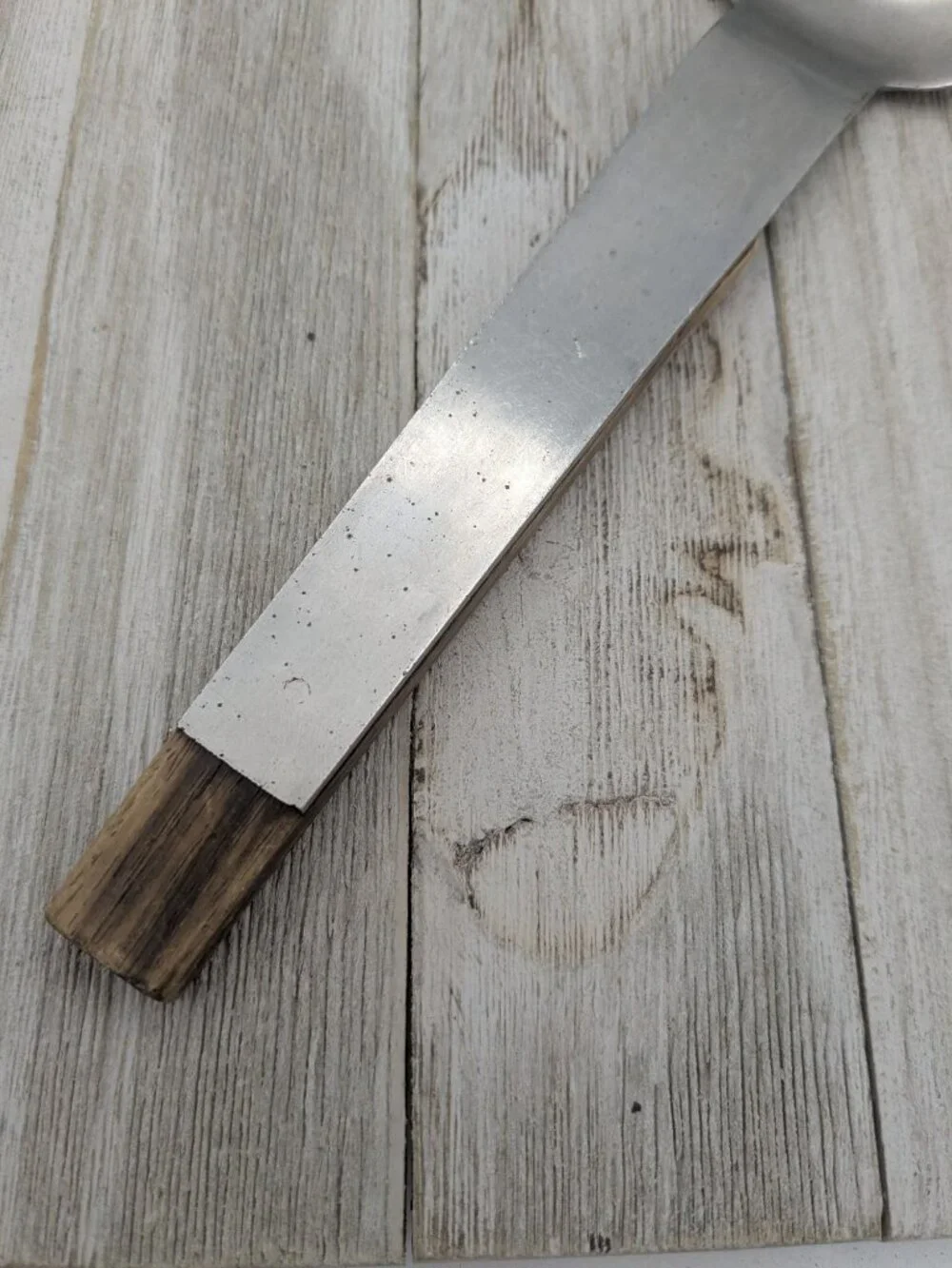 Stainless Steel Ice Cream Spade #1 Scoop Wood Handle 9 1/2